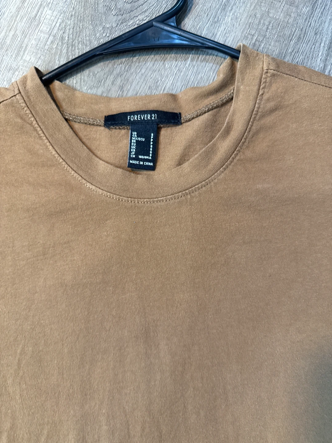 Forever 21 Women's T-Shirt mini Dress - Brown, Size S - photo 2