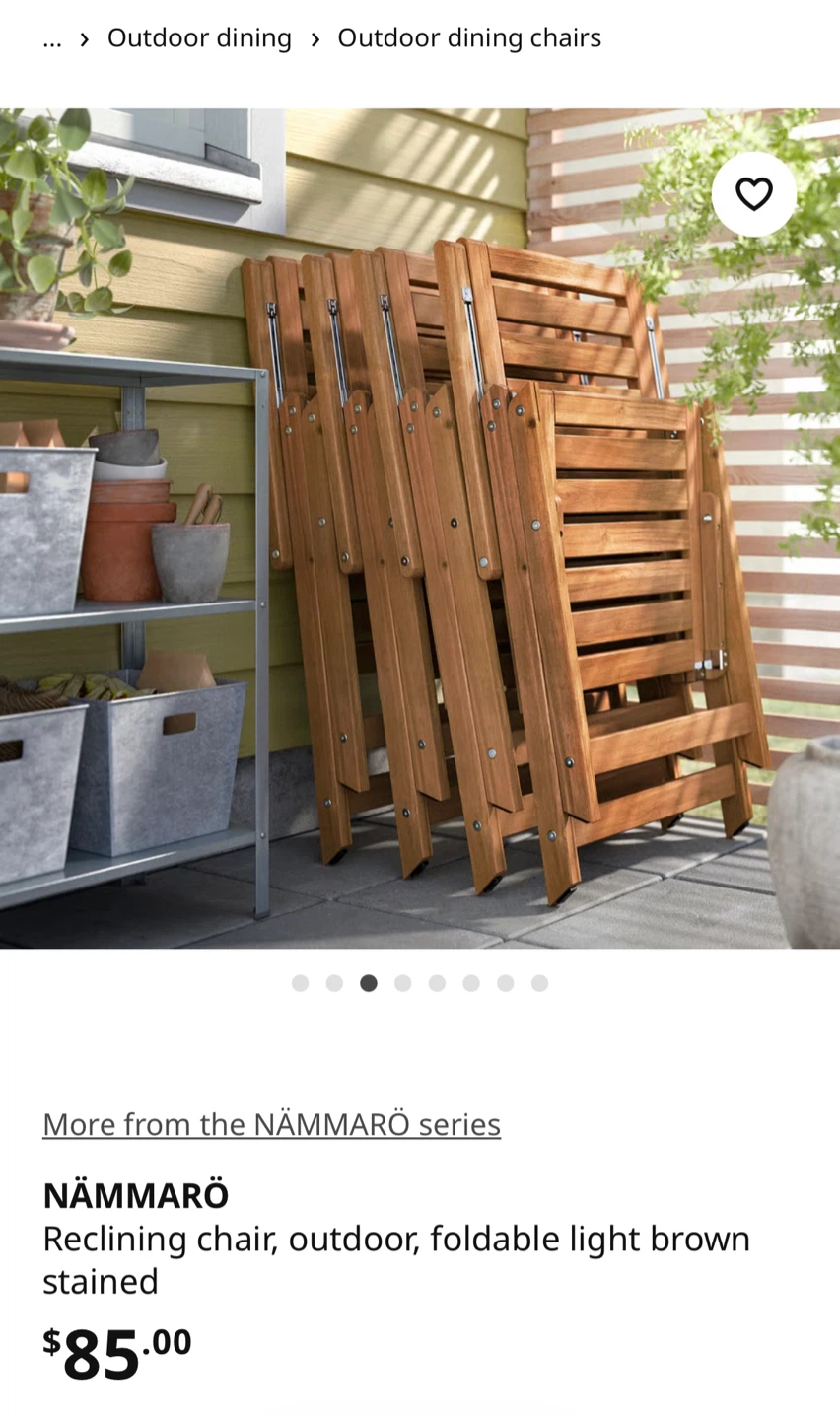 IKEA NÄMMARÖ Reclining Chair (Light Brown) - photo 5