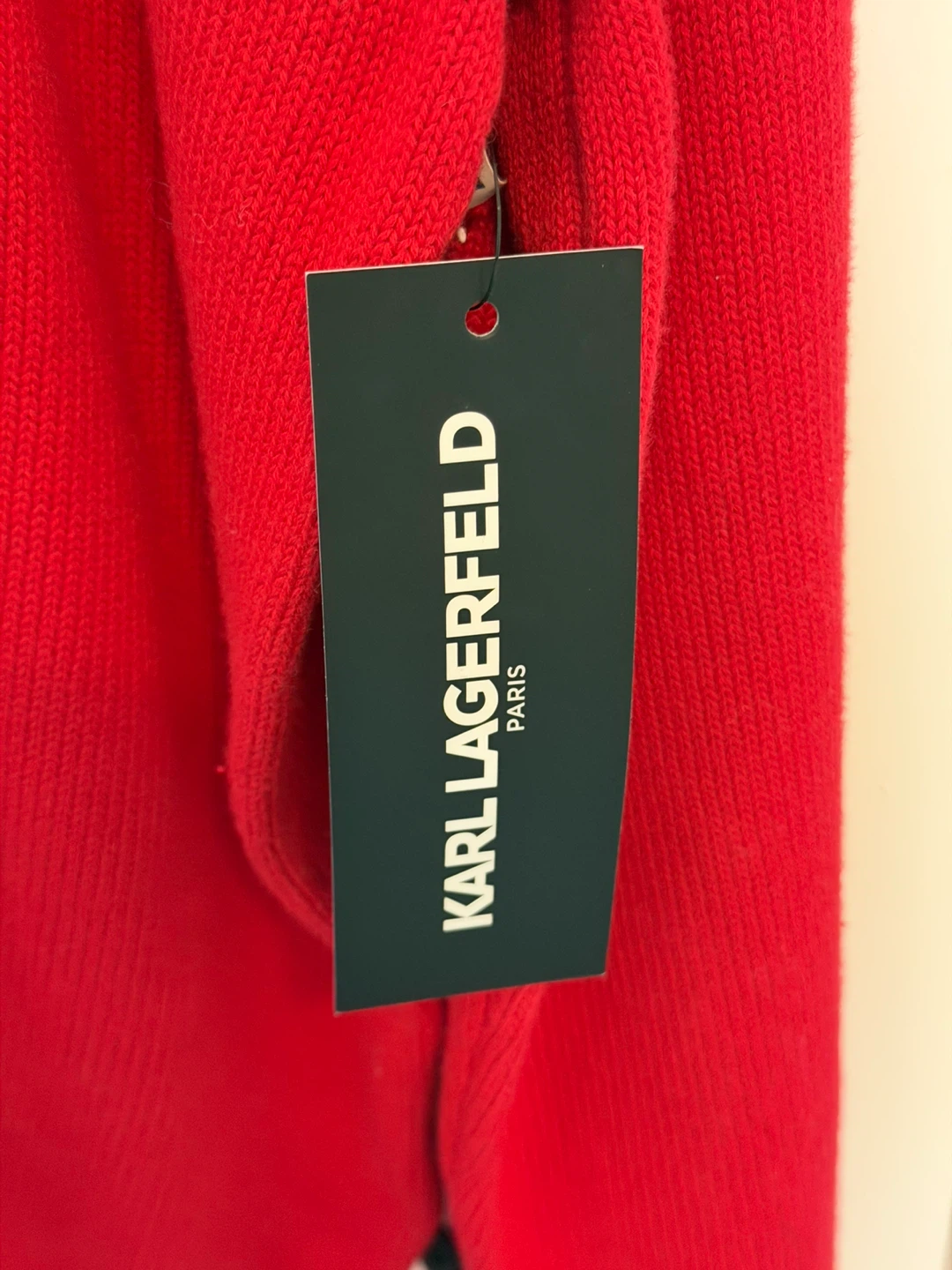 Karl Lagerfeld Red "Bonjour" Sweater - photo 5