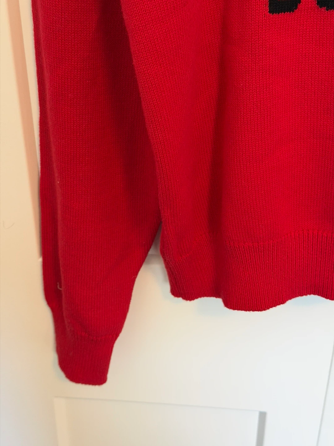 Karl Lagerfeld Red "Bonjour" Sweater - photo 3