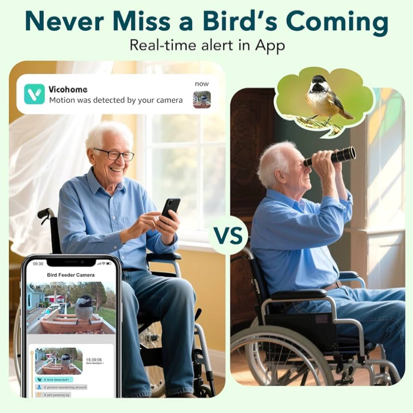 PeckCam Bird Feeder Camera with 2K QHD Resol - photo 3