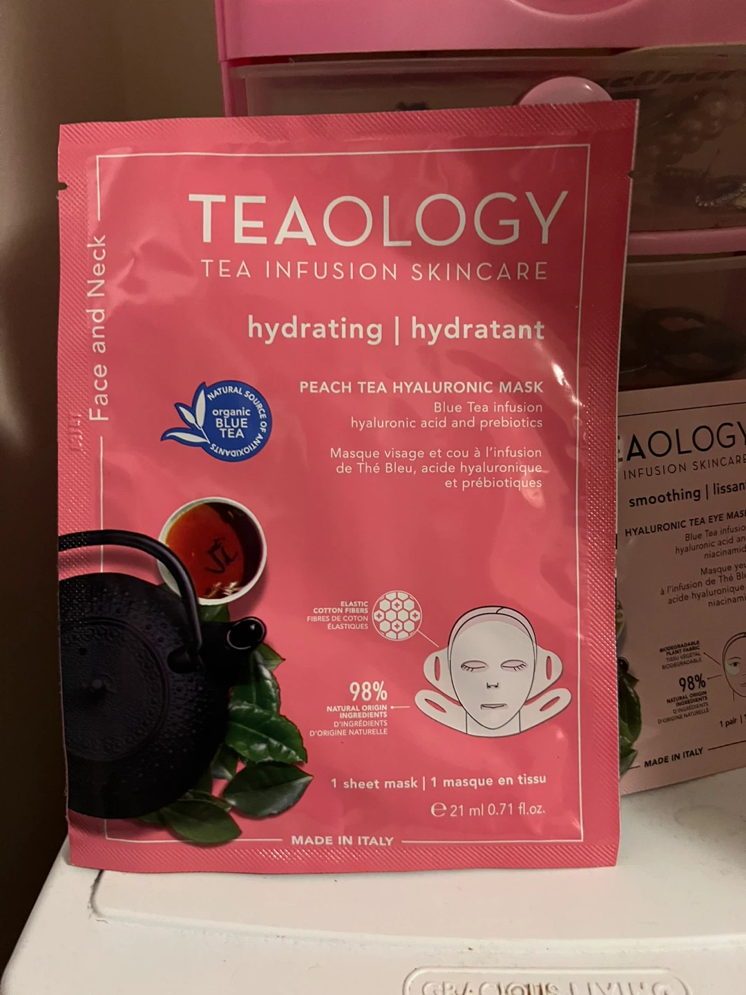 Teaology Peach Tea Hyaluronic Mask