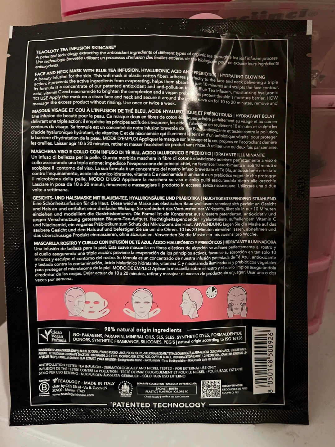 Teaology Peach Tea Hyaluronic Mask - photo 2