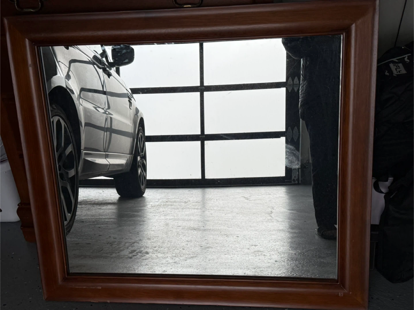 Wooden Framed Mirror - photo 4
