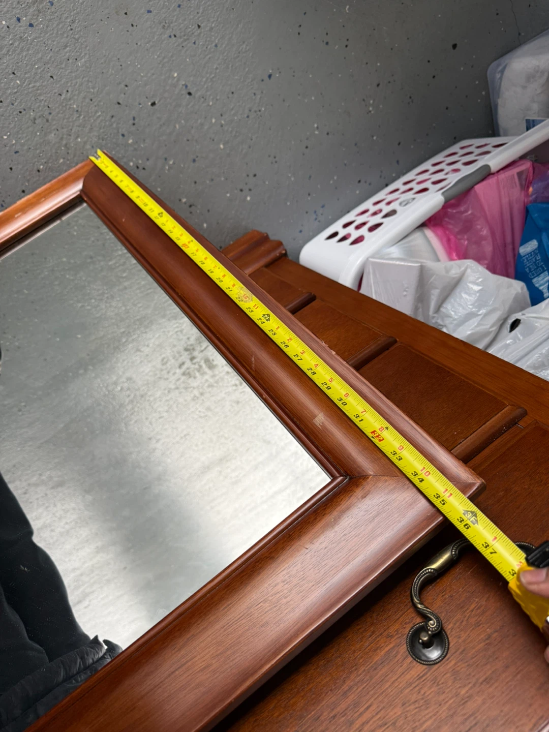 Wooden Framed Mirror - photo 2