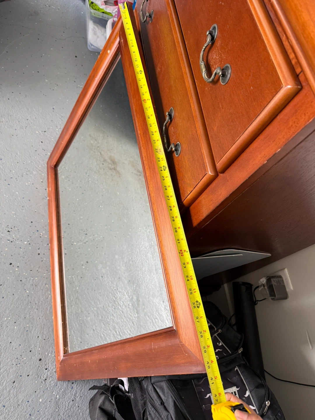 Wooden Framed Mirror