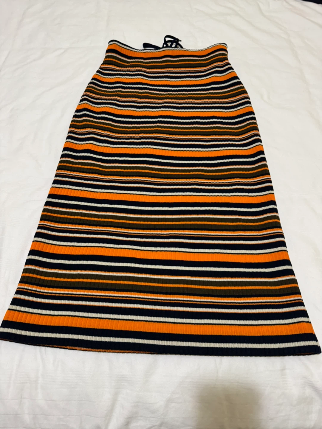 Prada Striped Knit Midi Skirt Size 44 - photo 2