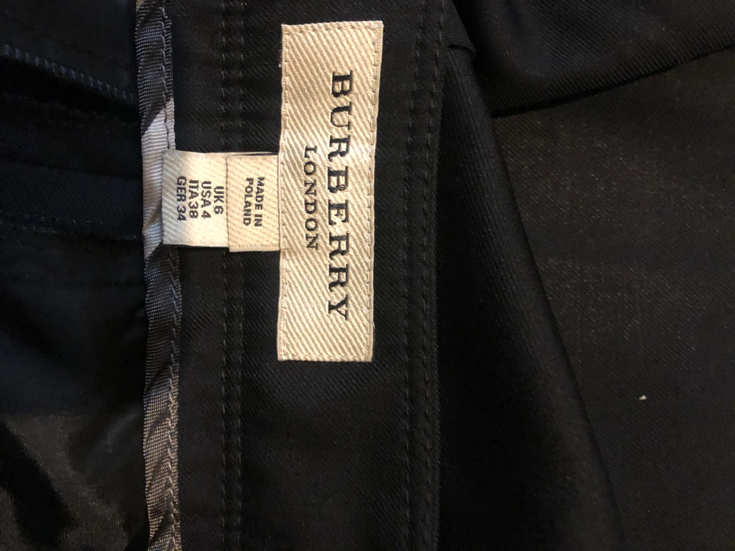 Burberry Black low waist pants 🧡 - photo 3