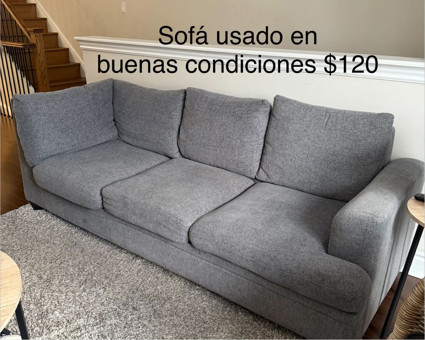Grey Fabric Sofa