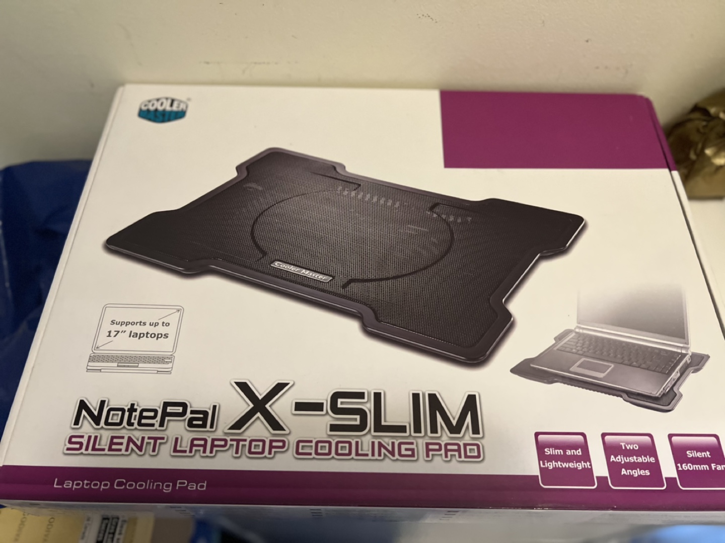 Cooler Master NotePal X-SLIM Silent Laptop Cooling Pad