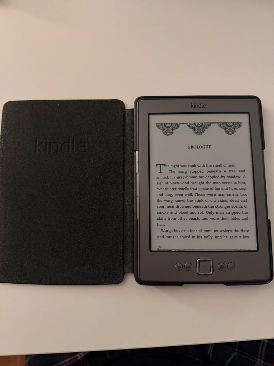 Amazon Kindle E-Reader with Cover