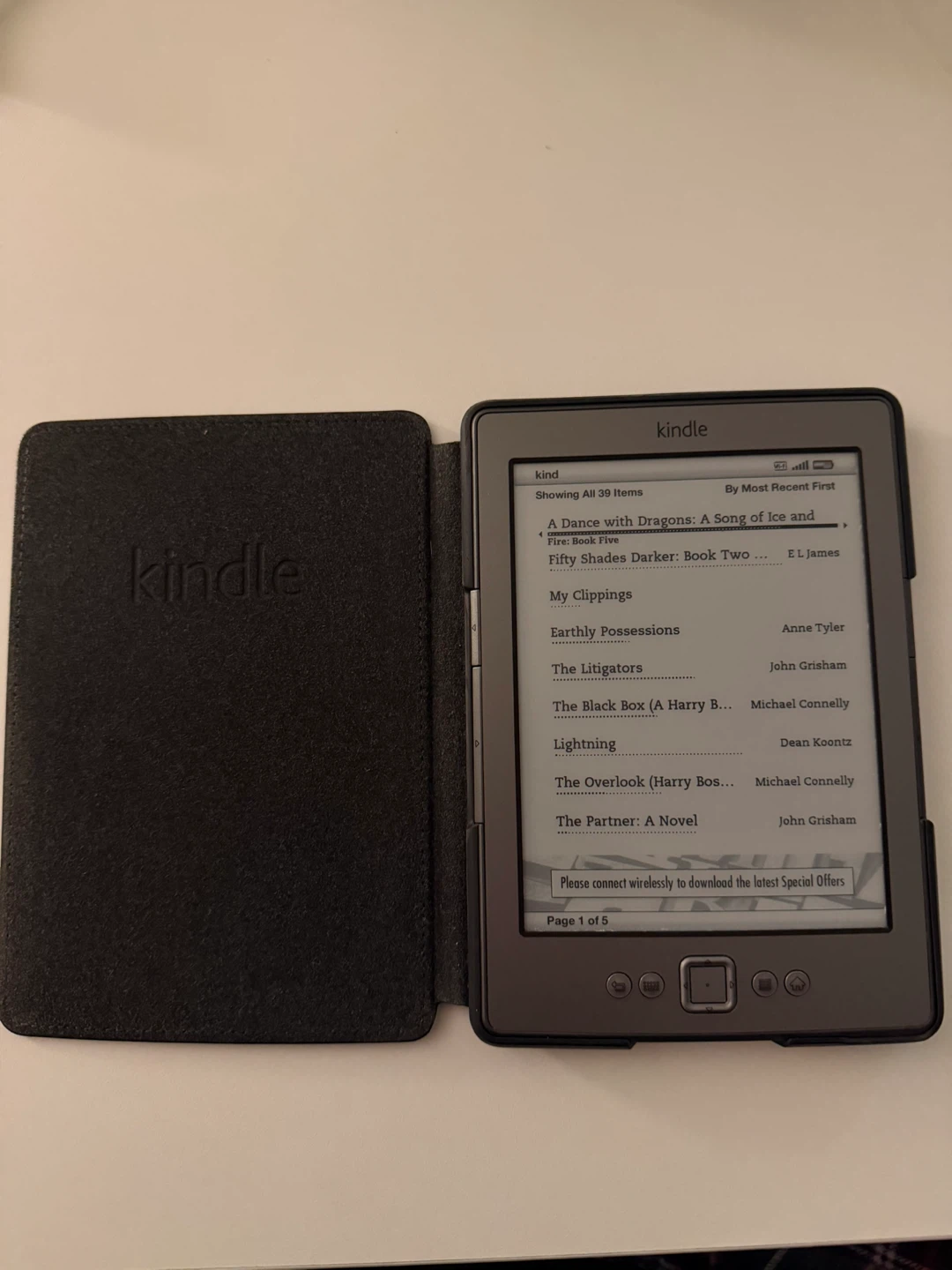 Amazon Kindle E-Reader with Cover - photo 2