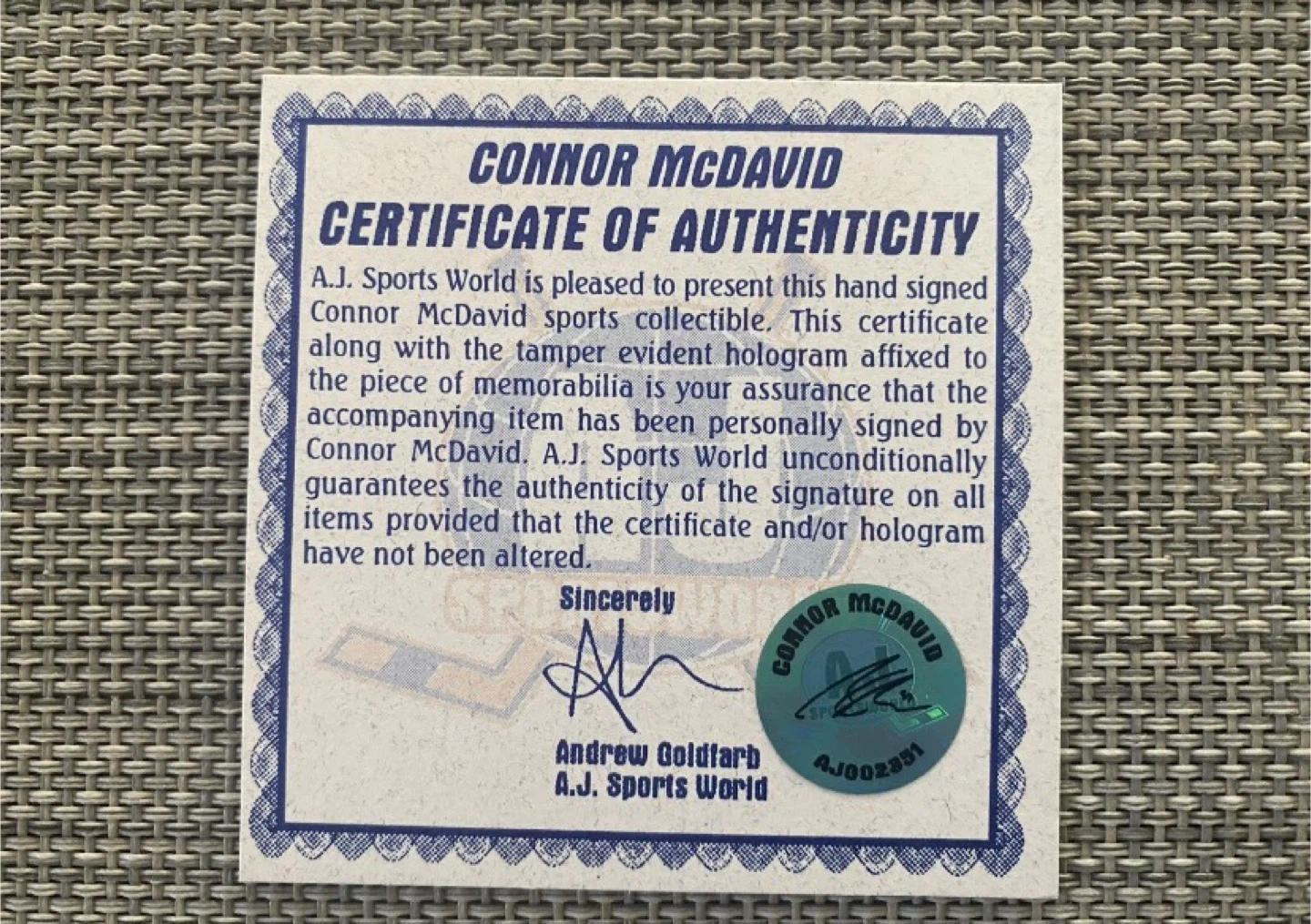 Autographed Connor McDavid Hockey Photo - photo 5