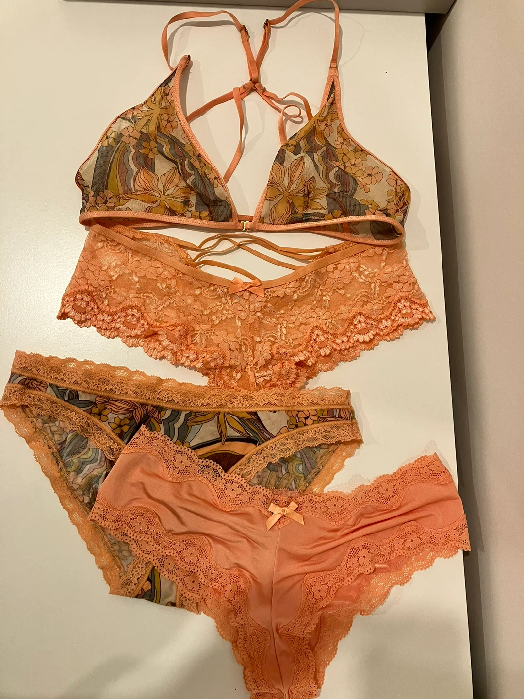 Victoria’s Secret Floral Bralette and Panty Set