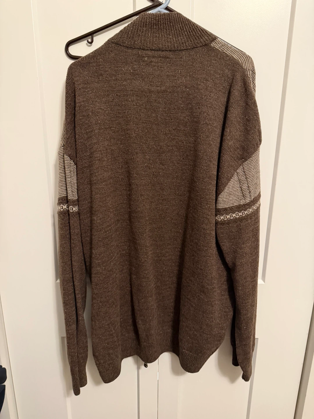 Moncler Full Zip Cardigan Sweater Brown 5XL - photo 4