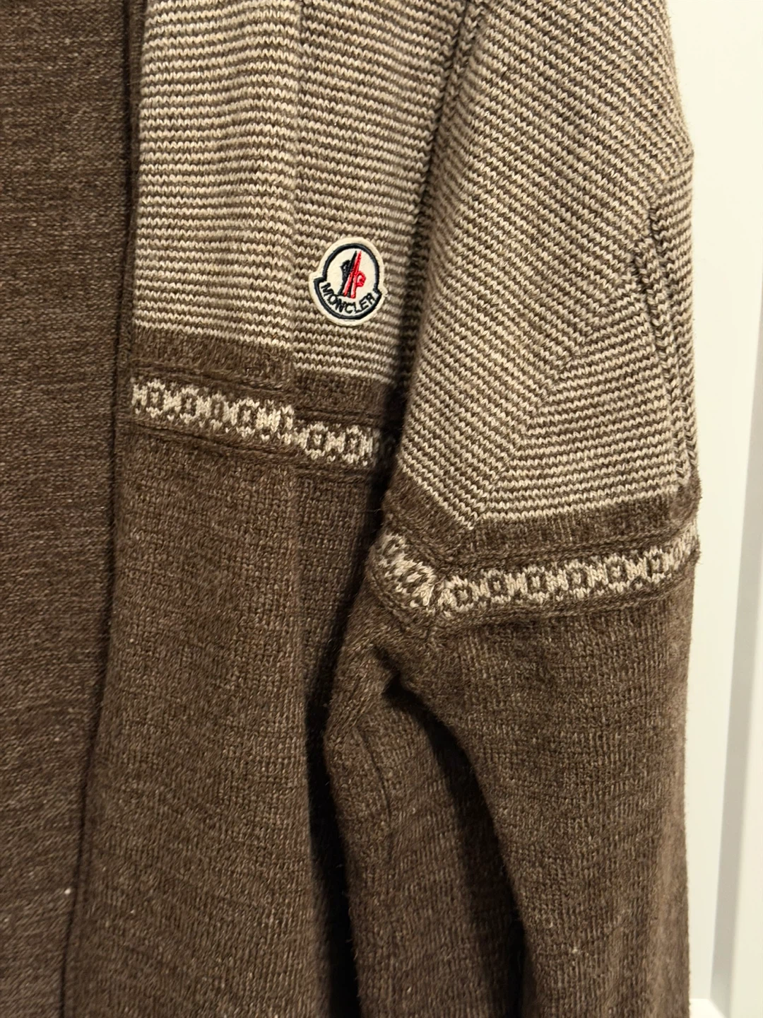 Moncler Full Zip Cardigan Sweater Brown 5XL - photo 2