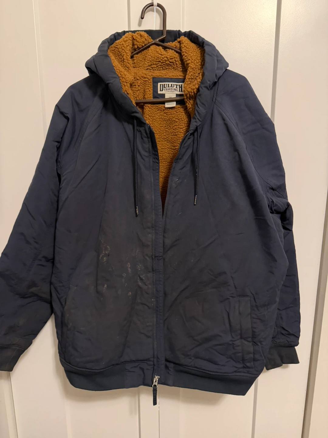 Duluth Trading Co. Men's Fleece-Lined Hooded Jacket - 2XL
