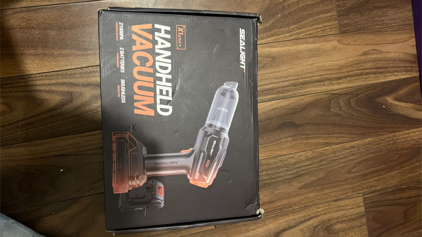 SEALIGHT X1plus+ Handheld Vacuum with 2 Batteries