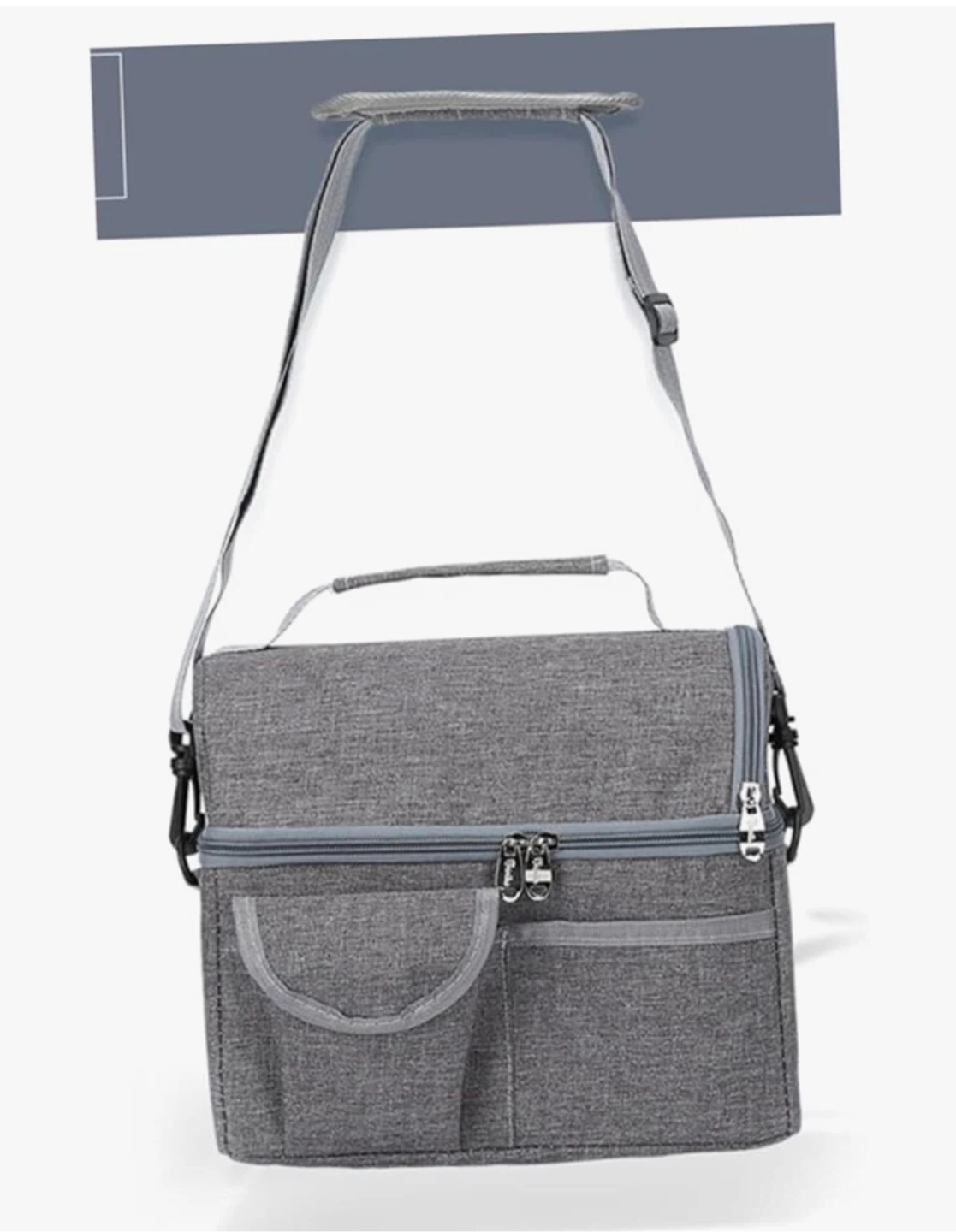 Grey Insulated Lunch Bag - photo 5
