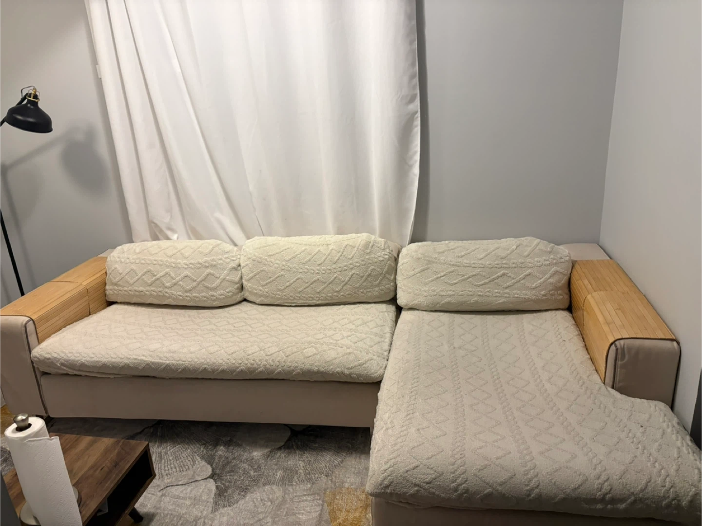 Sectional Couch - Beige