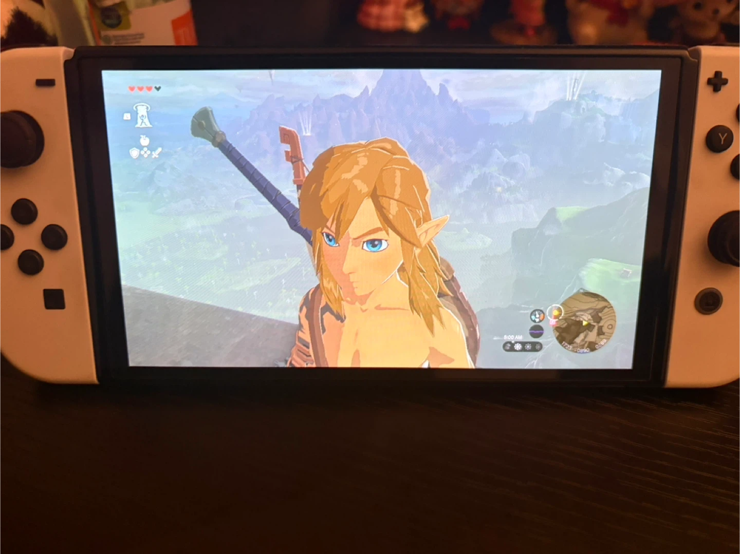 Nintendo Switch OLED + 2 Switch Games + Case - photo 3