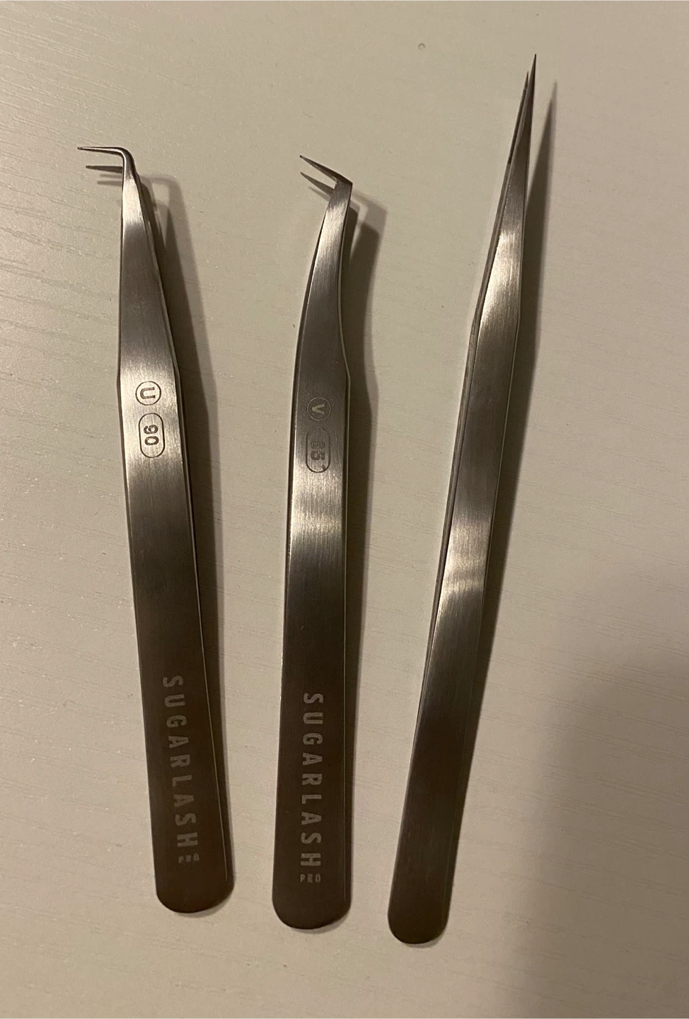 SUGARLASH Eyelash Extension Tweezers Set
