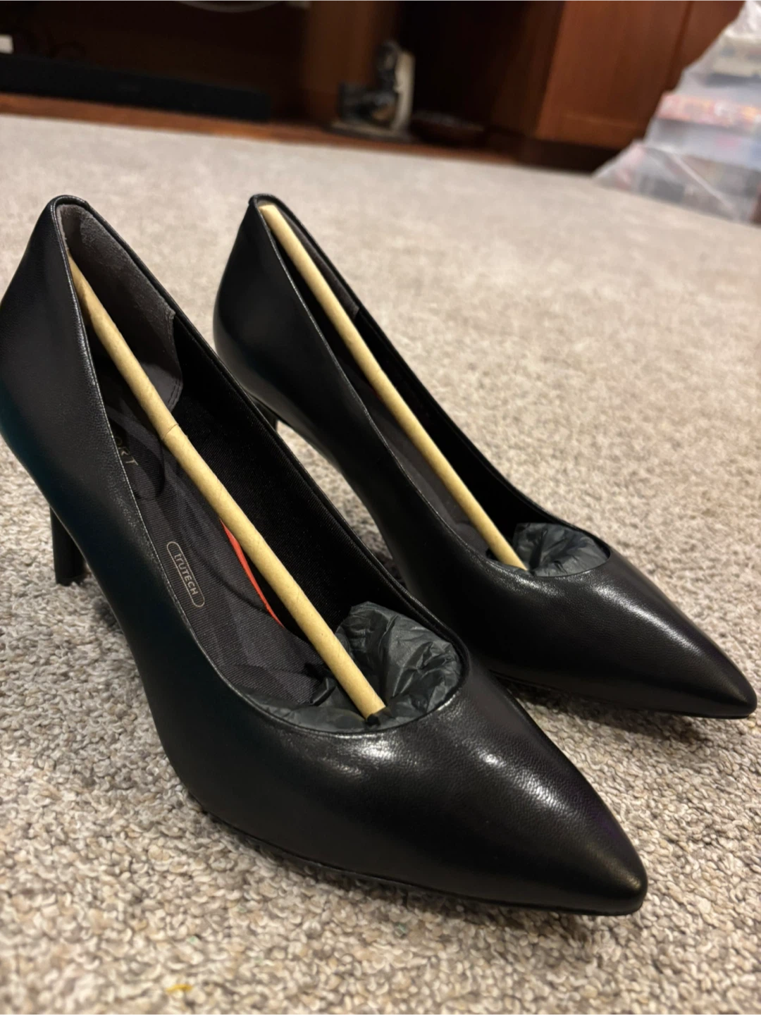 Rockport Total Motion Black Heels