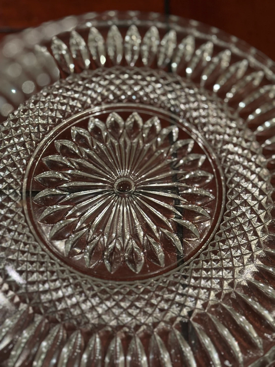 Clear Glass Decorative Plate - photo 2