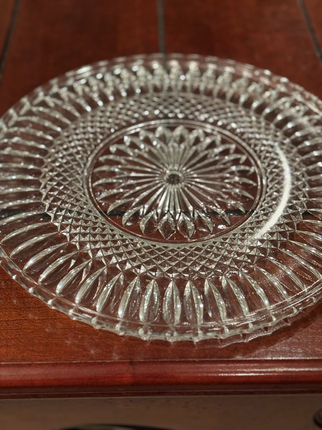 Clear Glass Decorative Plate - photo 3