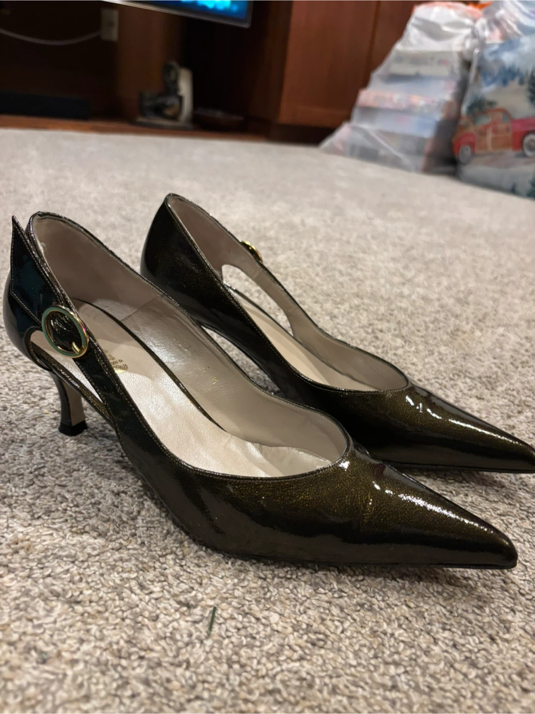 Franco Sarto Patent Heels Size 8M