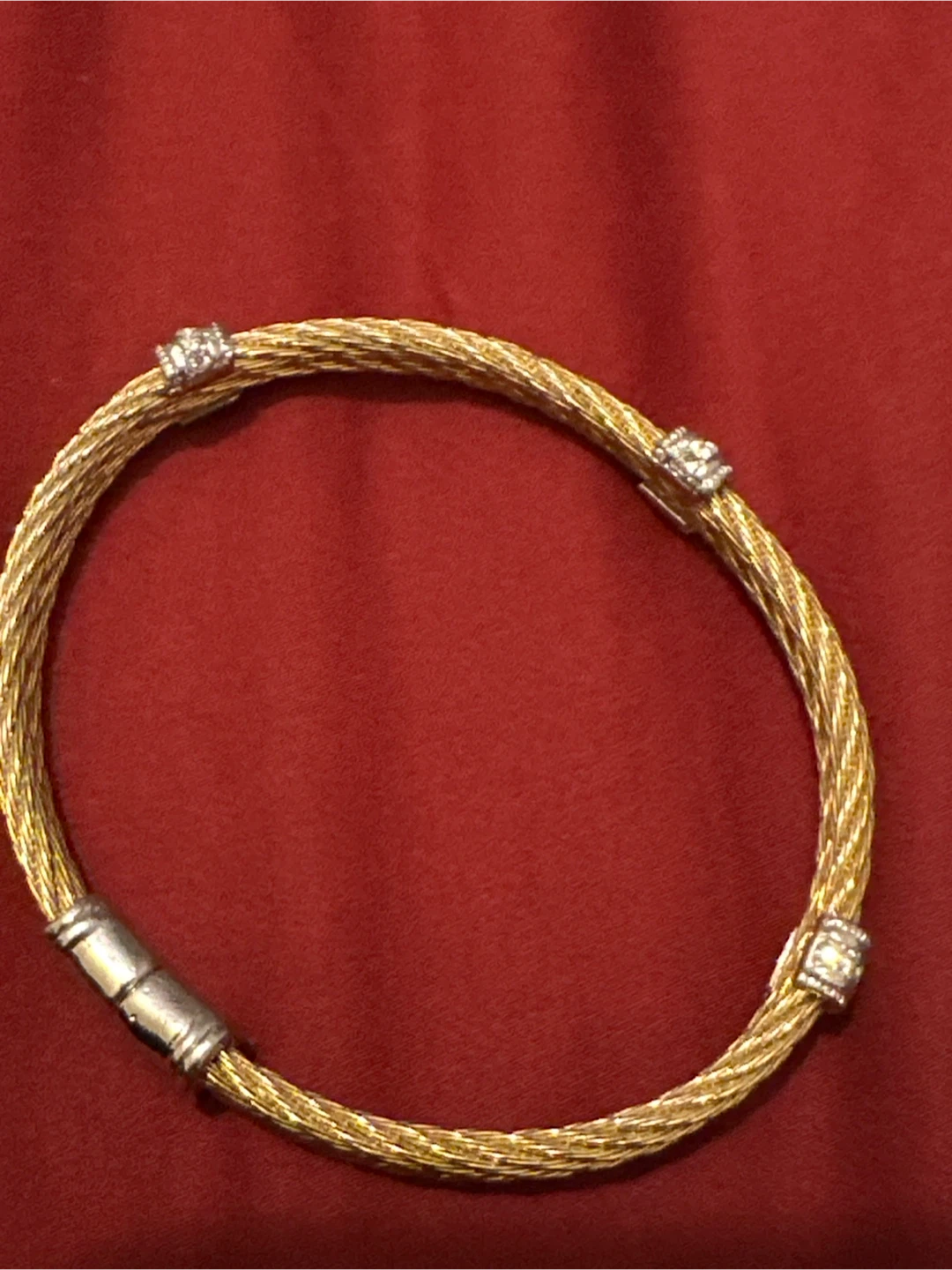 BELL & ROSE bracelet crystal and rope gold - photo 2