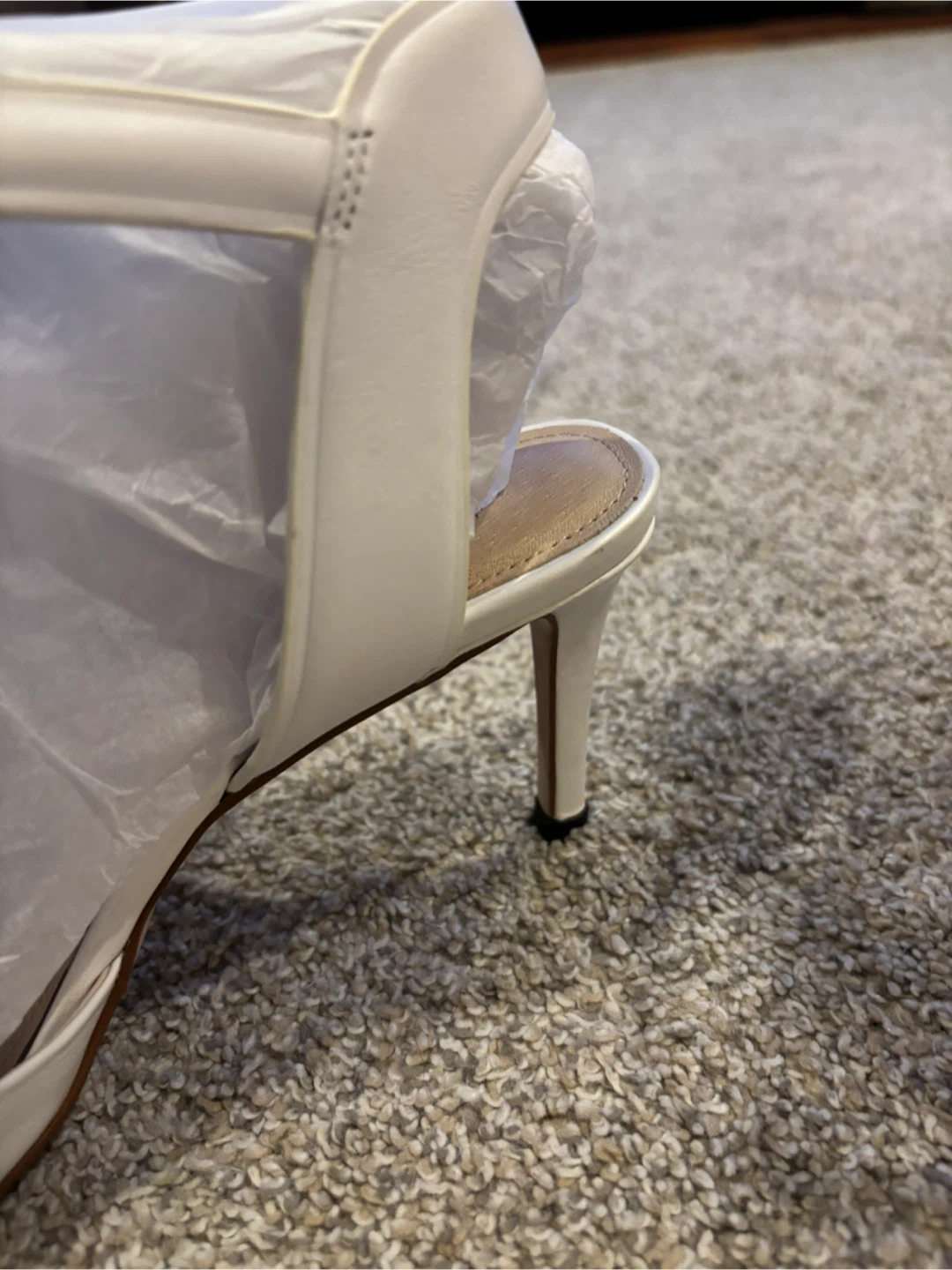 Louise et Cie White Leather Heels - photo 5