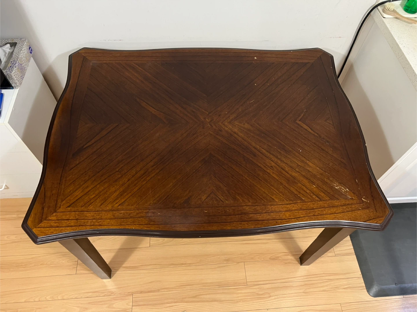 Wooden Dining Table with 4 Chairs - photo 2