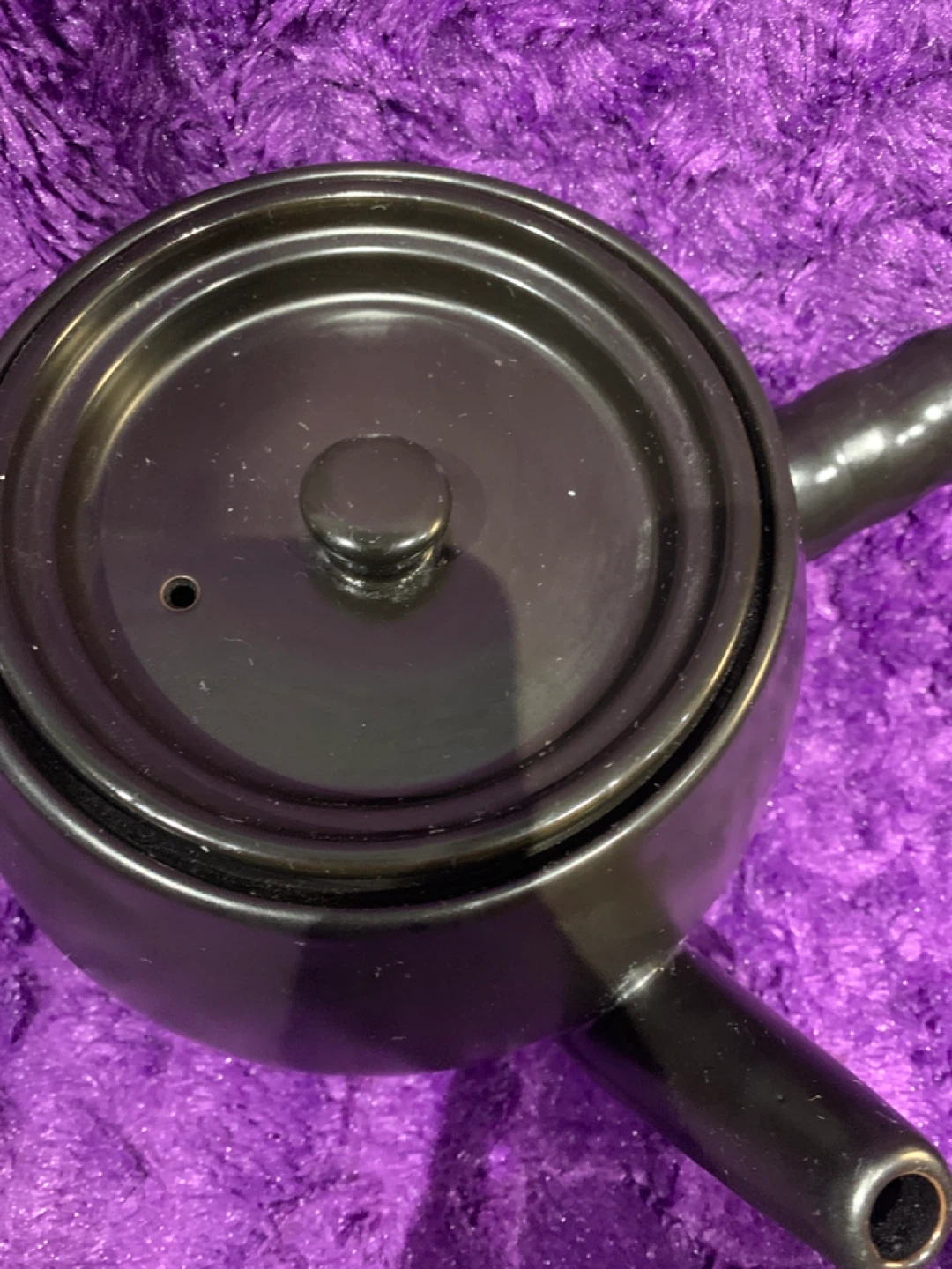 Black Ceramic Saucepan / Small Pot - photo 3