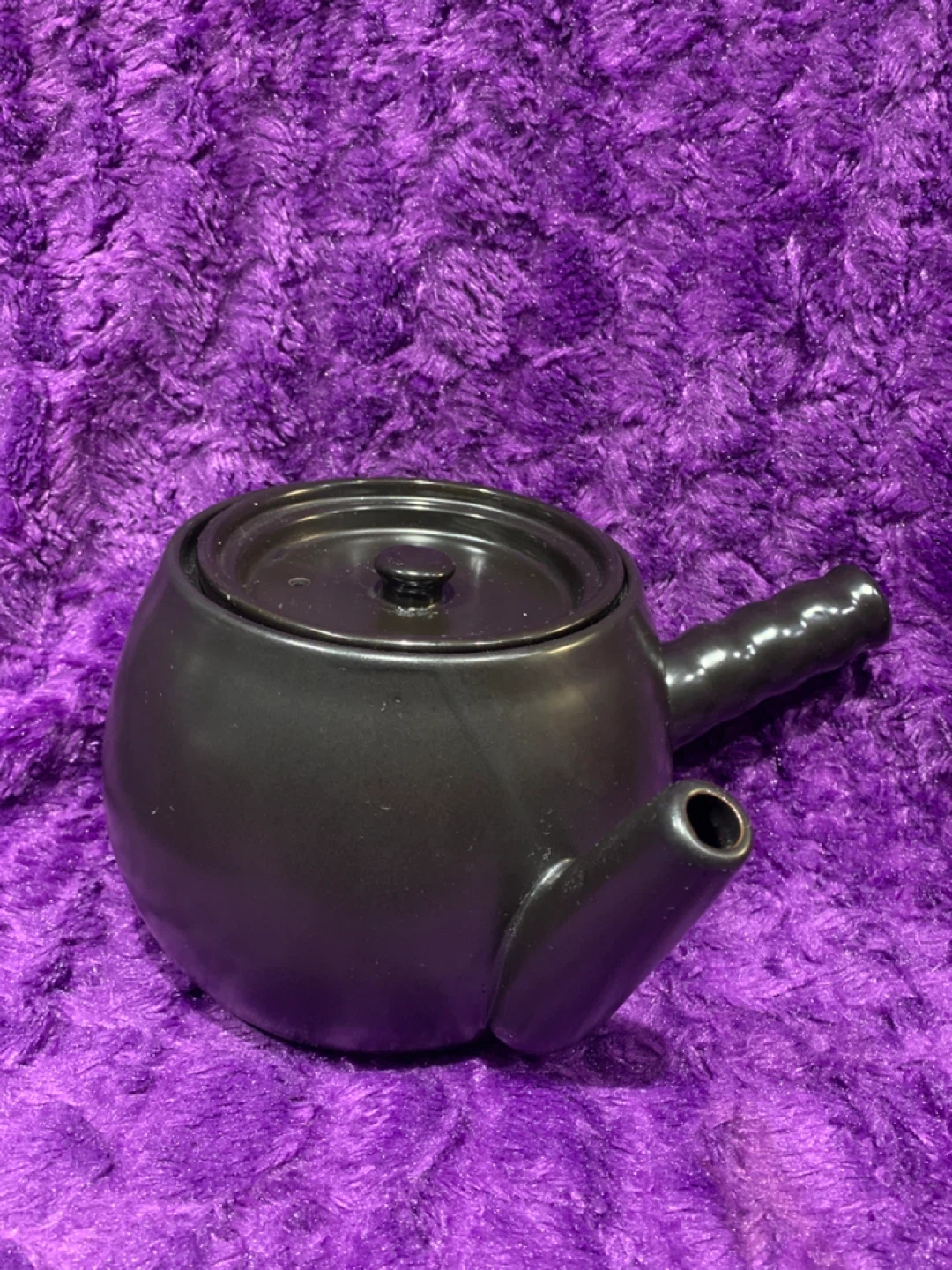 Black Ceramic Saucepan / Small Pot