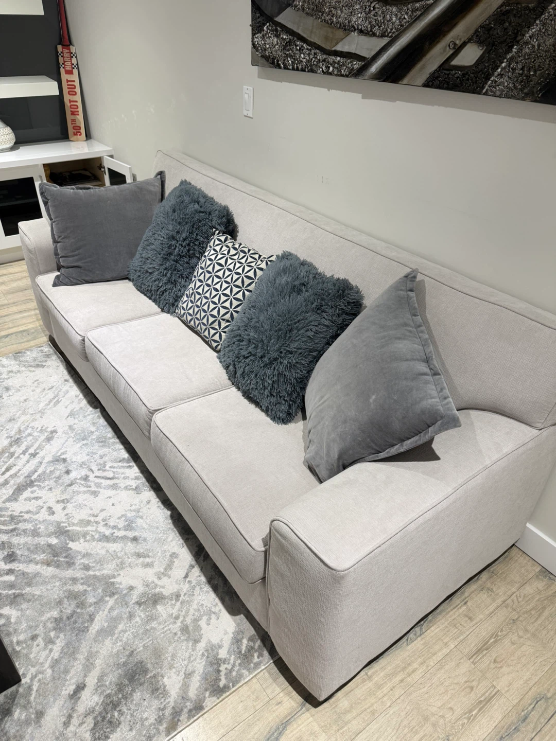Modern Light Grey Sofa