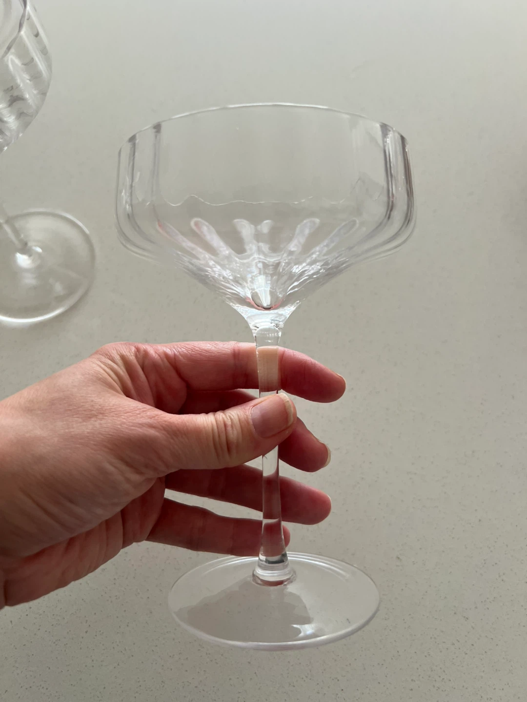 Set of 2 Clear Coupe Glasses - photo 4