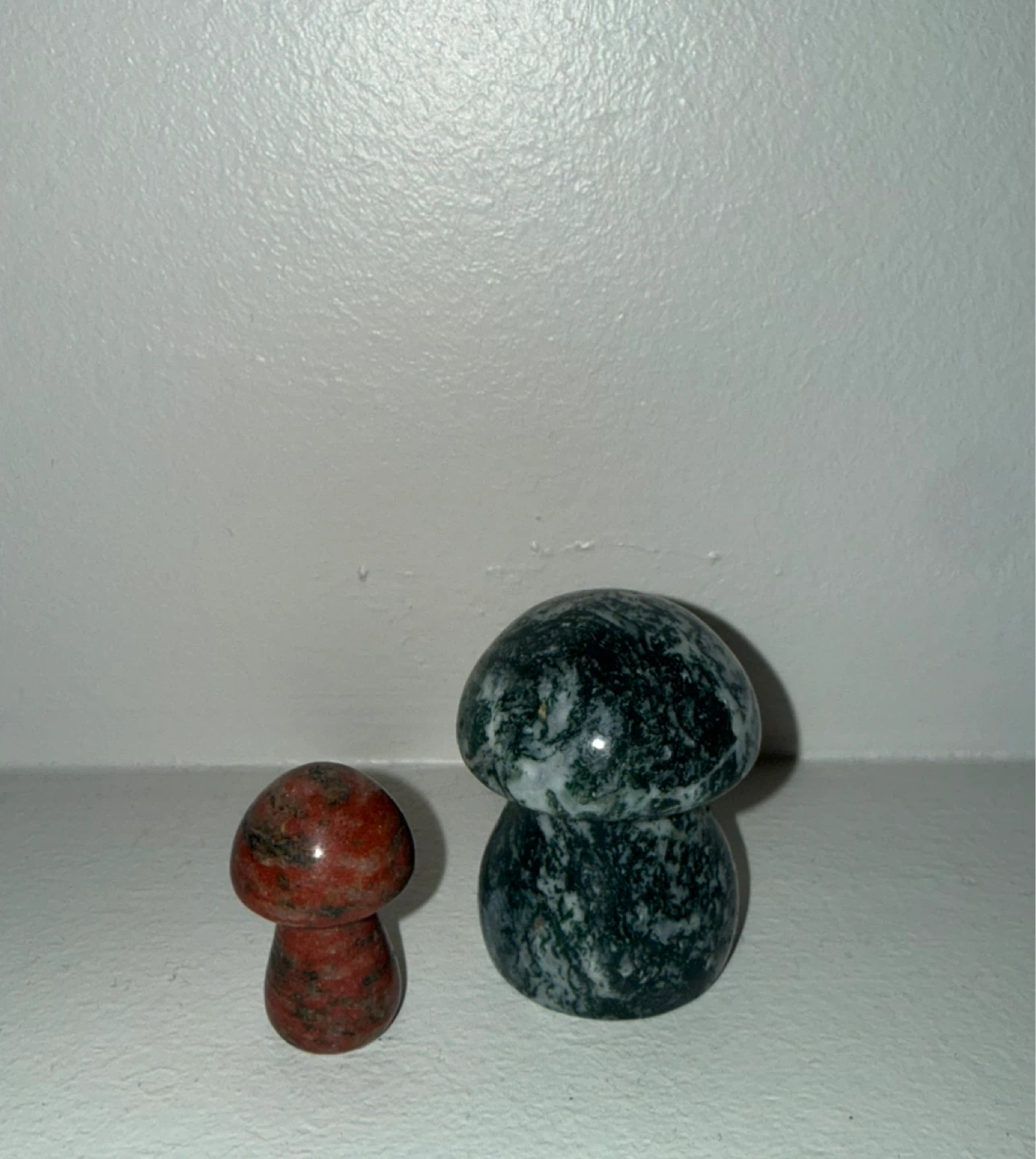 2 Mushroom crystal agates 🧡 - photo 3