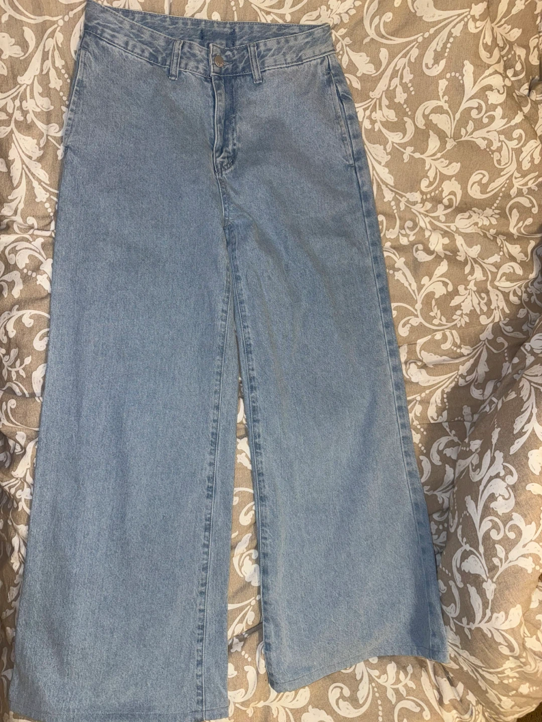 SHEIN Light Wash Wide Leg Jeans 🧡 - photo 2