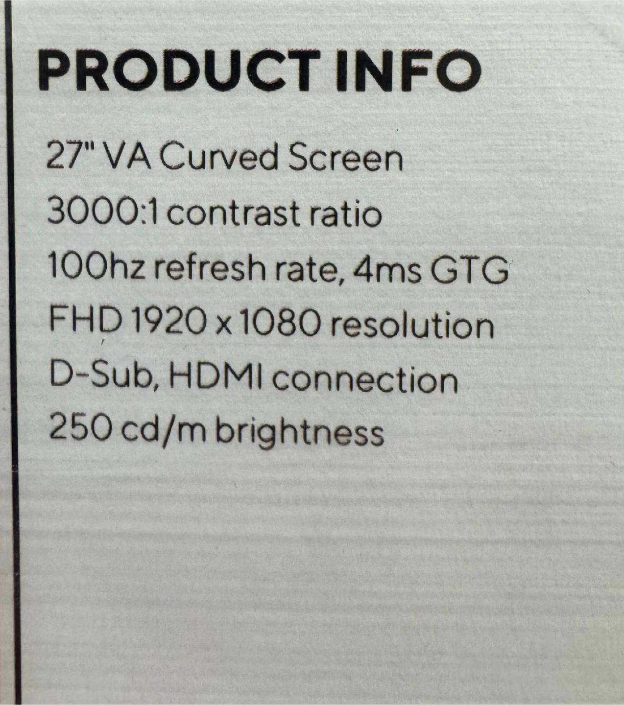 Samsung 27" curved Monitor - photo 3