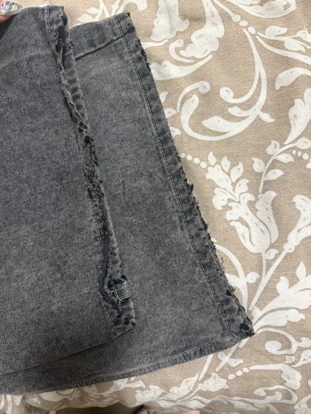 Washed Black Wide Leg Baggy Jeans - photo 4