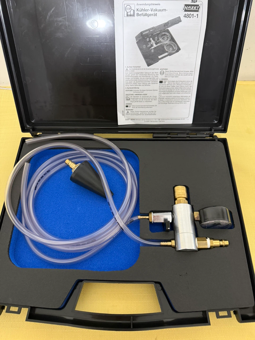 HAZET 4801-1 Vacuum Radiator Filler - photo 3