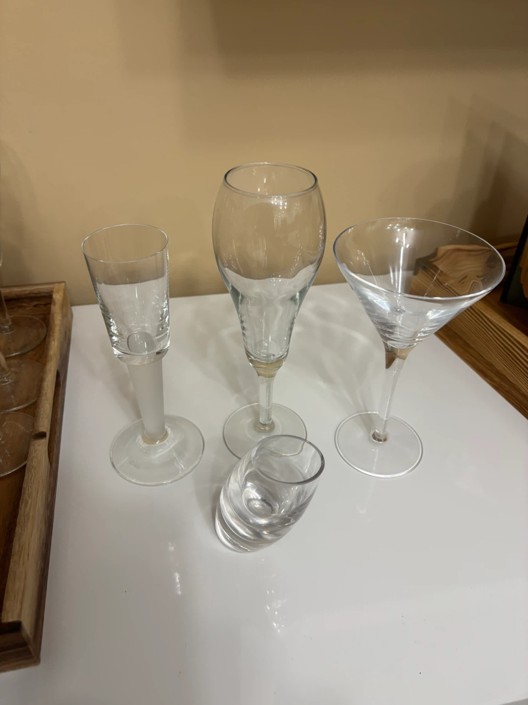 Assorted Glassware Set - Martini, Shot, and Champagne Flutes - photo 3
