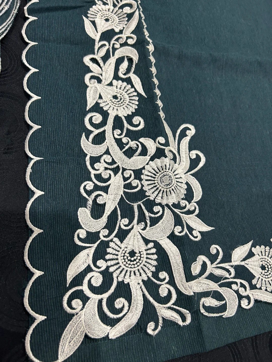 Ayesha B Embroidered cotton net dress - photo 2