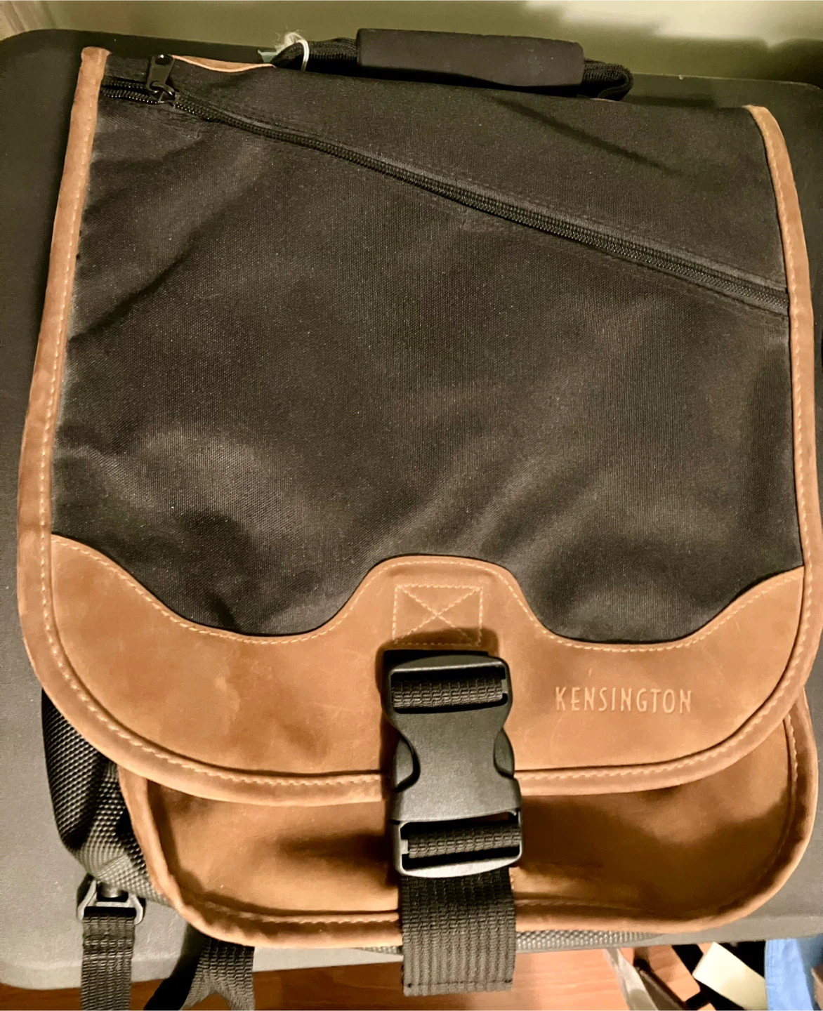 Vintage 90s Kensington SADDLEBAG knapsack/Laptop Bag