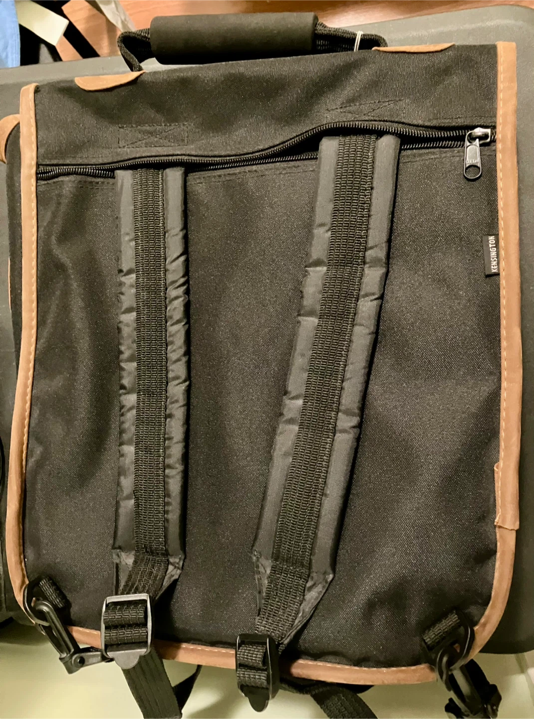Vintage 90s Kensington SADDLEBAG knapsack/Laptop Bag - photo 5