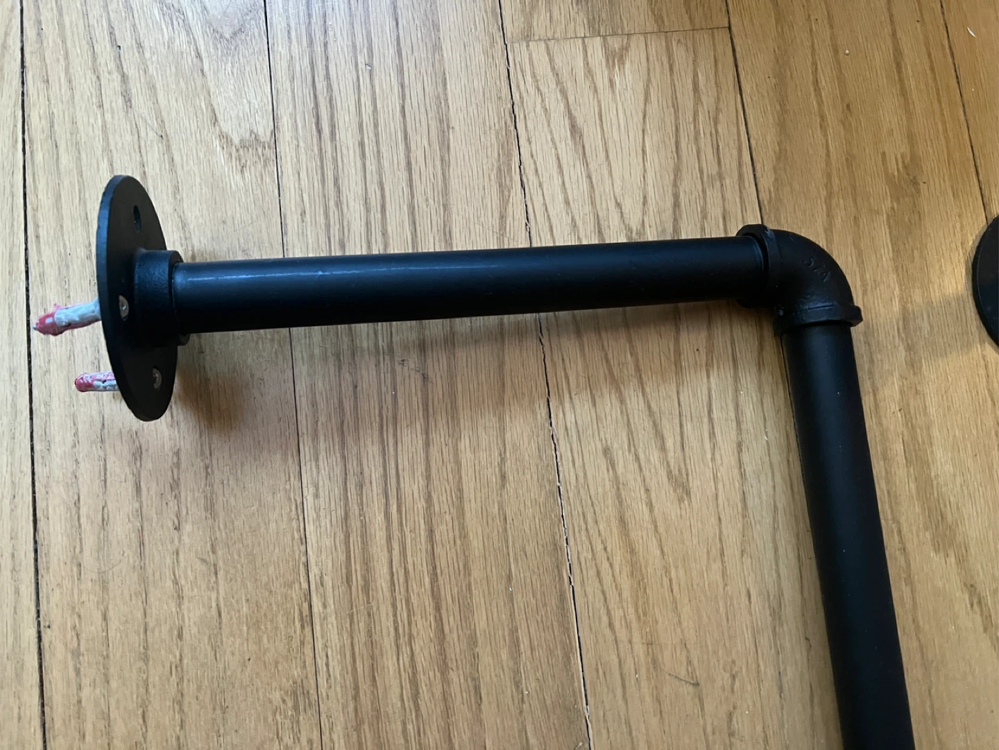 Heavy duty steampunk industrial wardrobe brackets - photo 3