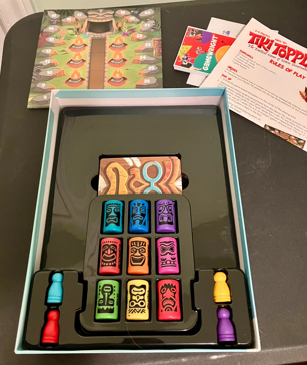 Tiki Topple CIB Tactical Game of Totem Domination Board Game - photo 2
