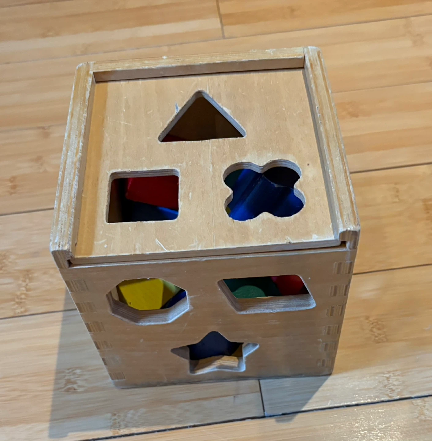 Wooden Shape Sorter Toy