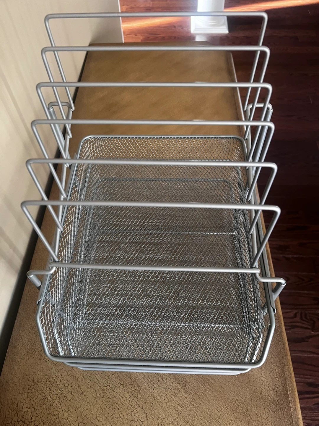Metal 4-Tier Mesh Desk Organizer Tray - photo 4